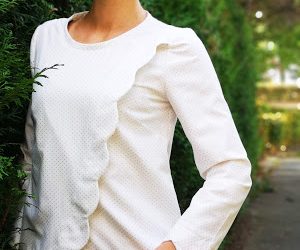 Ma jolie blouse festonnée