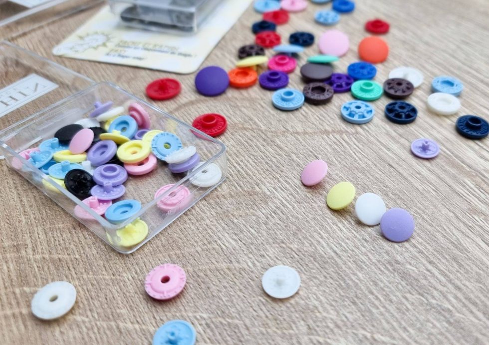 Lot De 15 Boutons Pression Métal Vintage Années 30/60 - 10 Mm, Ronds, Pour Chemises